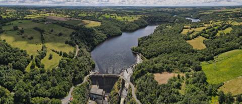 Retenue du barrage de Rochebut - L. RIVIERE